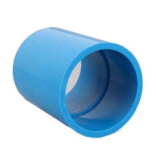 Supkancl 2 stücke 20 25 32 40 50 Mm PVC Rohr Gerade Gleich Stecker 2 Weg Joint Garten Bewässerung Fisch Tank Adapter Wasser Rohr Stecker(Blue,I.D 32mm) von Supkancl