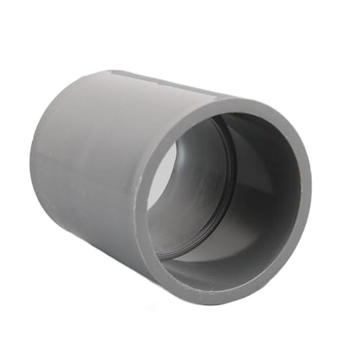 Supkancl 2 stücke 20 25 32 40 50 Mm PVC Rohr Gerade Gleich Stecker 2 Weg Joint Garten Bewässerung Fisch Tank Adapter Wasser Rohr Stecker(Szary,I.D 25mm) von Supkancl