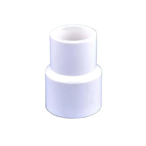 Supkancl 2 stücke 20 25 32 40 50mm PVC Gerade/Ellenbogen/T Reduzierung Anschlüsse Wasser Rohr Adapter Fisch Tank Joint(White Straight,50x40mm) von Supkancl