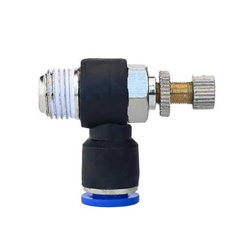 Supkancl 30Pcs SL10-01/SL10-02/SL12-03 Schnell Anschluss Druckregler Drossel Ventil Kompressor Zubehör Air Pneumatische Fitting(SL10-03 30PCS) von Supkancl