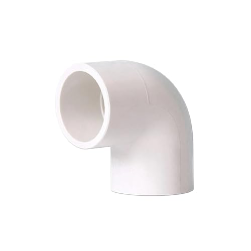 Supkancl 5 Stück PVC-Rohrverbinder ID 20~200 mm PVC-Rohr-Winkelverbinder Wasserversorgungsrohr 90-Grad-Winkelstück-Adapter Rohrverschraubungen(I.D 25mm) von Supkancl