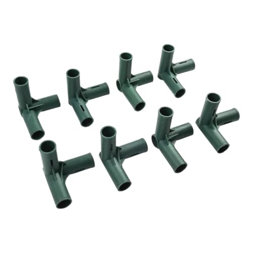 Supkancl 8 stücke 19MM PVC Montage Stabile Unterstützung Heavy Duty Gewächshaus Rahmen Gebäude Stecker Von Kunststoff Material(A) von Supkancl