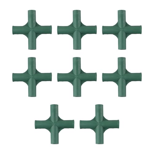 Supkancl 8 stücke 19MM PVC Montage Stabile Unterstützung Heavy Duty Gewächshaus Rahmen Gebäude Stecker Von Kunststoff Material(B) von Supkancl