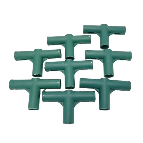 Supkancl 8 stücke 19MM PVC Montage Stabile Unterstützung Heavy Duty Gewächshaus Rahmen Gebäude Stecker Von Kunststoff Material(C) von Supkancl