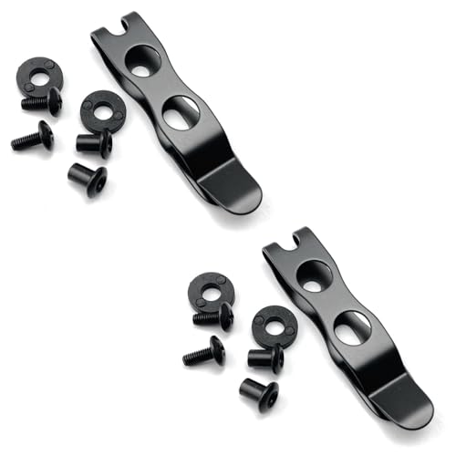 Supoion Holster Clip K Scheide Taille Clip Zubehör Edelstahl Scheide Rücken Clip Scheide Tragen Taille Clip von Supoion