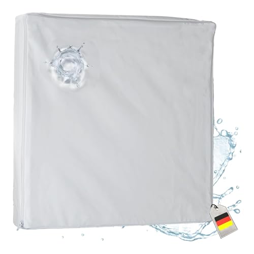 Orthopädisches Anti Dekubitus Gelschaum Sitzkissen 40x40x5 cm – Made in Germany | Ergonomisch & druckentlastend | RG85 (mittel) | Waschbarer Inkontinenz-/Outdoor-Bezug (90°C) in Weiß von Supply24 since 2004