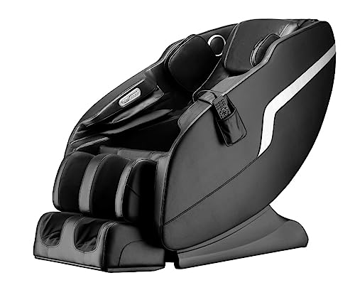 Luxus Massagesessel Konstanz Shiatsu Zero Gravity Leder schwarz mit Rollentechnik Massage Heizung Armmassage Sessel für Wohnzimmer günstig bequemer moderner Fernsehsessel Ledersessel von Supply24 since 2004