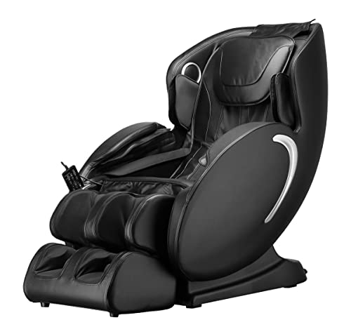 Supply24 since 2004 Luxus Massagesessel Shiatsu F5000 Zero Gravity Leder schwarz mit Rollentechnik Massage Heizung Armmassage Sessel für Wohnzimmer günstig bequemer moderner Fernsehsessel Ledersessel von Supply24 since 2004