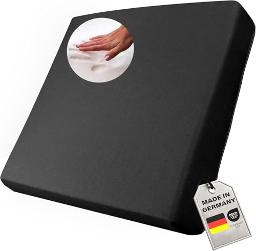 Supply24 since 2004 Orthopädisches Anti Dekubitus Viscoschaum-Sitzkissen 40x40x10 cm – Made in Germany | Ergonomisch & druckentlastend | RG60 (mittel) | Schwarzer Polyesterbezug, waschbar & rutschfest Supply24 since 2004 Orthopädisches Anti Dekubitus Viscoschaum-Sitzkissen 40x40x10 cm – Made in Germany | Ergonomisch & druckentlastend | RG60 (mittel) | Schwarzer Polyesterbezug, waschbar & rutschfest von Supply24 since 2004