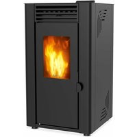 8 kw schwarzer holzpelletofen - Supra - orphee 8 noir von Supra