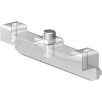 Anschlagdämpfer/Aushängesicherung, Glasstärke 8 mm, Kunststoff transparent - Supra von Supra