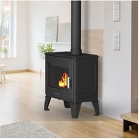 Supra - 8,7 kw schwarzer holzofen FR9016210B von Supra