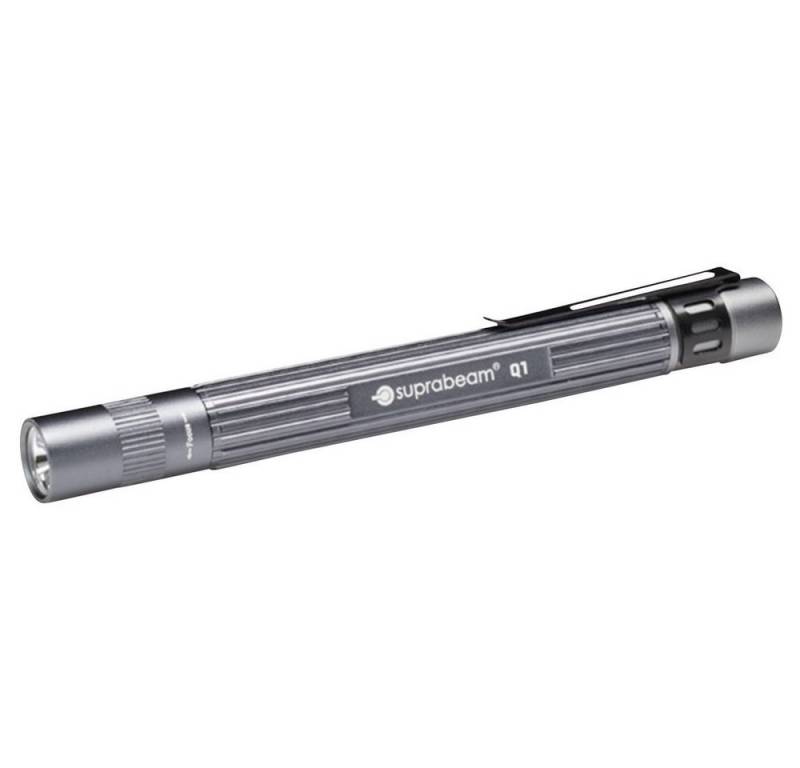Suprabeam Taschenlampe Suprabeam Q1 SUPRABEAM Q1 Penlight batteriebetrieben LED 14.2 cm Grau von Suprabeam