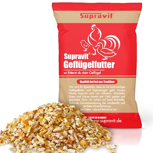 Supravit Maisbruch I 25kg getrockneter Mais I geschroteter Mais als Einzelfutter oder Mischfutter I hochverdaulicher Bruchmais als Vogelfutter, Hühnerfutter oder für Kaninchen & Pferde Supravit Maisbruch I 25kg getrockneter Mais I geschroteter Mais als Einzelfutter oder Mischfutter I hochverdaulicher Bruchmais als Vogelfutter, Hühnerfutter oder für Kaninchen & Pferde von Supravit
