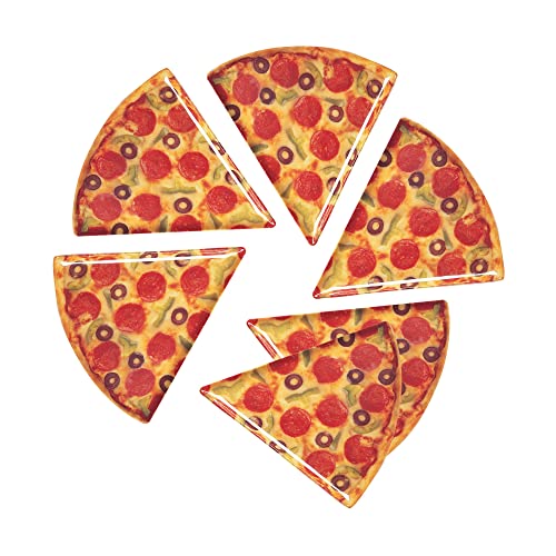 Supreme Housewares Pizzateller aus Melamin, 22,9 cm, 6 Stück von Supreme Housewares