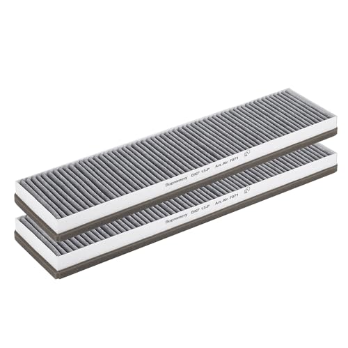 Supremery® 2x Aktivkohlefilter kompatibel mit Miele Dunstabzugshauben DKF 13-P Geruchsfilter mit Aktivkohle, Nachfolgemodell des DKF 13-1 DA3366 / 3466/3496 von Supremery