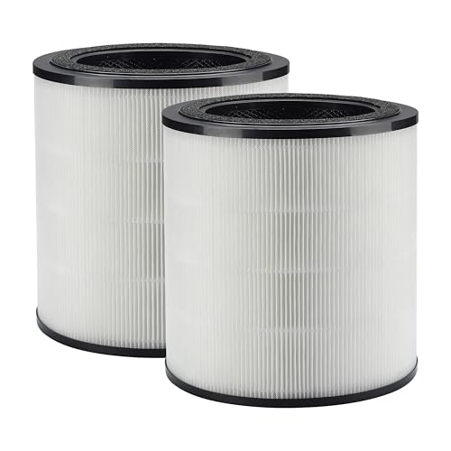 Supremery Air 4000 Ersatzfilter kompatibel mit Bosch Air 4000 Luftreiniger, 3-in-1 H13 True HEPA mit Hocheffizienter Aktivkohle und Vorfilter (2 Stück) von Supremery