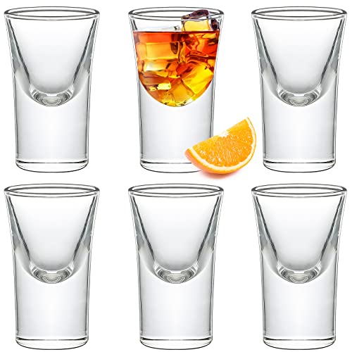 SuproBarware Schnapsgläser-Set mit 15 ml klarem Schnapsglas mit schwerem Boden, Glas-Schnapsgläser für Cocktail, Wodka, Espresso, Likör, Tequila und Desserts von SuproBarware