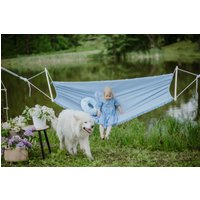 Outdoor Hängematte Blau Baumwolle Hamaca Swing Bed Tree Fransen Für Kinder & Erwachsene New Home Geschenke Garten Deko von Supuosi