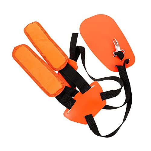 SUPVOX 1 Stück Gurt -Rasenmäherzubehör greifen Geschirr doppelt gepolstert Trimmerband schultergurt rasenschneider Zubehörgurte für Rasenmäher Gurtband für Rasenmäher Polyester Orange von Supvox