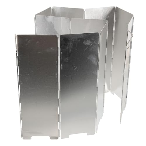 SUPVOX 10 Blatt Teiliges Faltbares Windschutzblech aus Leichtem Material Winddicht und Kompatibel mit Campingkochern für Outdoor Grill Picknick Rucksackreisen und Wanderungen SUPVOX 10 Blatt Teiliges Faltbares Windschutzblech aus Leichtem Material Winddicht und Kompatibel mit Campingkochern für Outdoor Grill Picknick Rucksackreisen und Wanderungen von Supvox