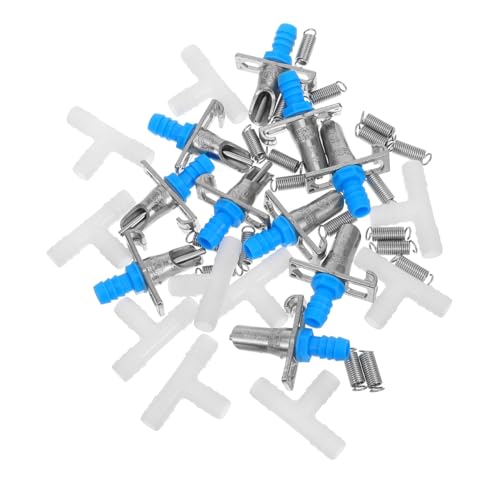 SUPVOX 10 Sätze Teiliges Metall Kaninchen Trinker Nippel Wasserspender Langlebig Rostfrei Praktisches Bewässerungssystem für Kaninchen Zucht und Kleintierhaltung Geeignet von Supvox
