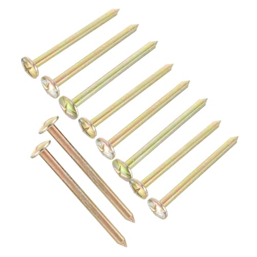 SUPVOX 10 Stück Nägel Messen Markierungspfähle Eigenschaftsmarkiereinsätze Erdnägel Umfrage Landmarker Survey Stakes Metal Gemahlene Rasennägel Ständige Landumfrage Marker Verzinkt Golden SUPVOX 10 Stück Nägel Messen Markierungspfähle Eigenschaftsmarkiereinsätze Erdnägel Umfrage Landmarker Survey Stakes Metal Gemahlene Rasennägel Ständige Landumfrage Marker Verzinkt Golden von Supvox
