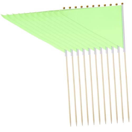 SUPVOX 10 Stück Teiliges Kleine Markierungsfahnen aus Polyester und Wetterfeste Garten und Rasenflaggen in Leuchtenden Farben zur Bewässerungs und Baustellenkennzeichnung Vielseitig von Supvox