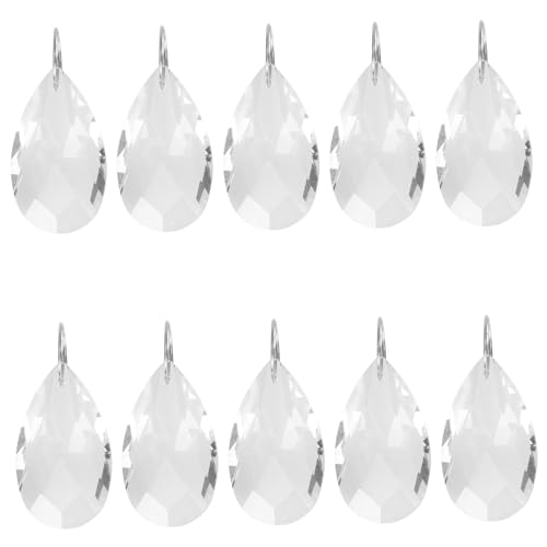 SUPVOX 10 Stück Teiliges Kristallanhänger Transparent Facettierte Prismen für Lampen und Kronleuchter Dekorative Hängekristalle für Wohnzimmer Fenster und Tür Kreative Lichtbrechung SUPVOX 10 Stück Teiliges Kristallanhänger Transparent Facettierte Prismen für Lampen und Kronleuchter Dekorative Hängekristalle für Wohnzimmer Fenster und Tür Kreative Lichtbrechung von Supvox