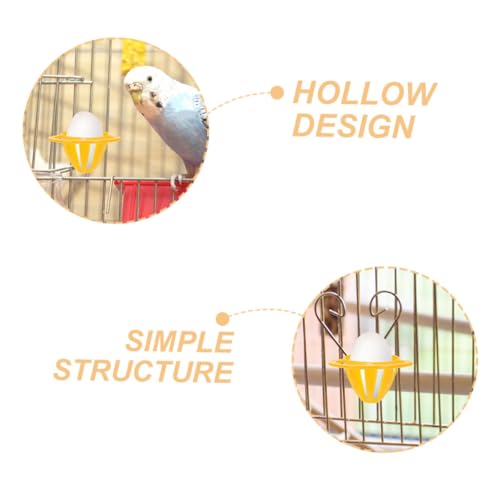 SUPVOX 10 Stück Teiliges Vogelkäfig Futterhalter aus Robustem Kunststoff Vielseitiger Papageien Futterspender für Obst Gemüse Einfach zu Reinigen Passend für Kleine Vögel und Papageien von Supvox