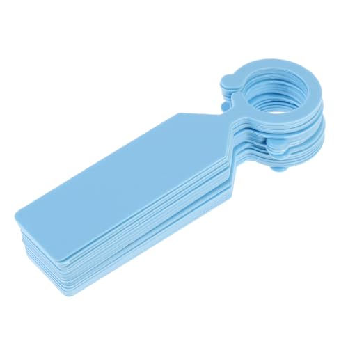SUPVOX 100 Stück Pflanzenschilder aus Dickem Wasserdichtem Kunststoff Farbige Wiederverwendbare Ring Etiketten zum Hängen für Garten Gewächshaus Pflanzen und Baumbeschriftung SUPVOX 100 Stück Pflanzenschilder aus Dickem Wasserdichtem Kunststoff Farbige Wiederverwendbare Ring Etiketten zum Hängen für Garten Gewächshaus Pflanzen und Baumbeschriftung von Supvox