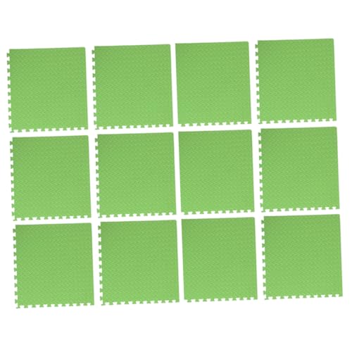 SUPVOX Eva Spleißmatte 12 Stück 60x60cm rutschfeste Fitnessmatte in Grün Hochdichtem Eva Schaum Bodenschutzmatte Für Sport Und Tanz Einfach Zu Reinigen Und Zusammensteckbar SUPVOX Eva Spleißmatte 12 Stück 60x60cm rutschfeste Fitnessmatte in Grün Hochdichtem Eva Schaum Bodenschutzmatte Für Sport Und Tanz Einfach Zu Reinigen Und Zusammensteckbar von Supvox