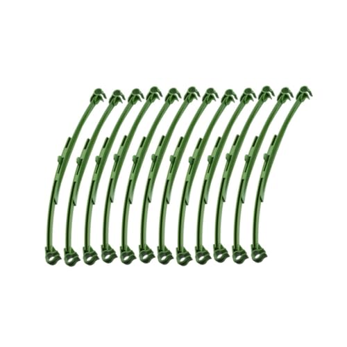 SUPVOX 12 Stück Teiliges Verformbares Tomatenkäfig aus Langlebigem Kunststoff mit Grünem Schutzüberzug Rostfrei Einfache Installation Vielseitig als Rankhilfe für Tomaten Gurken von Supvox