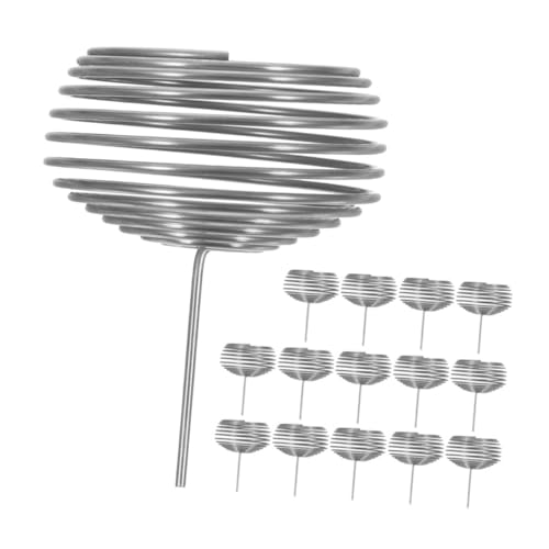 SUPVOX 16 Stück Teiliges Edelstahl Dünger körbchen für Bonsai und Orchideen Gleichmäßige Nährstoffabgabe Leicht zu Reinigen Vielseitig Einsetzbar für Topfpflanzen und Gartenpflanzen von Supvox