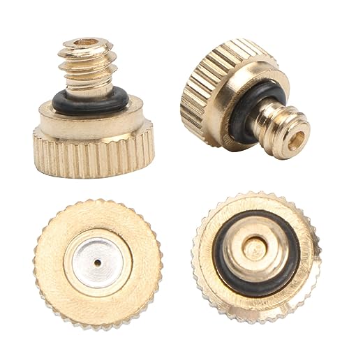 SUPVOX 16 Stück Teiliges Messing Misting Düsen Orifice Selbstabdichtend Wassersparende Niederdruck Sprühnebel Düsen für Garten Gewächshaus Outdoor Kühlsystem und Staubkontrolle SUPVOX 16 Stück Teiliges Messing Misting Düsen Orifice Selbstabdichtend Wassersparende Niederdruck Sprühnebel Düsen für Garten Gewächshaus Outdoor Kühlsystem und Staubkontrolle von Supvox