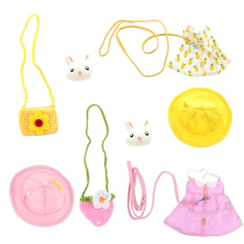 SUPVOX 2 Sätze Kleines Kaninchen Geschirr Baumwolle Leicht Bequem Cartoon Muster Haustier Kleidung Für Meerschweinchen Und Kaninchen Zubehör Draußen Pflege SUPVOX 2 Sätze Kleines Kaninchen Geschirr Baumwolle Leicht Bequem Cartoon Muster Haustier Kleidung Für Meerschweinchen Und Kaninchen Zubehör Draußen Pflege von Supvox