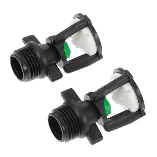 SUPVOX 2 Stück Drehbarer Gartensprinkler Kunststoff Bewässerungsdüse Gartenbrause für Obstbau Landwirtschaft Langlebig Praktisch von Supvox
