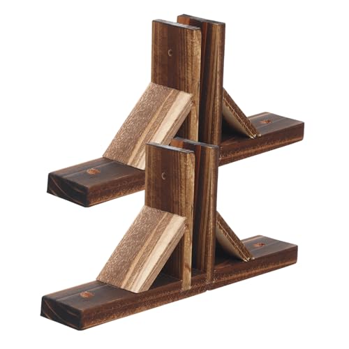 Supvox 2stücke Holzzaunsockel Für Sichtschutzzaun Kleine Zaunbasis Als Gartenzaunständer Zaunzubehör Für Gartenzaunbedarf Haltbarer Zaunsockel Mit Anti-Kippen-Funktion von Supvox