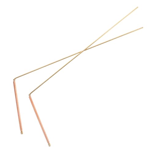 SUPVOX 2 Stück Kupfer dowsing Präzise Wünschelruten für Geistersuche Wassersuche und Goldortung Tragbares für Amateure und Feldarbeit von Supvox