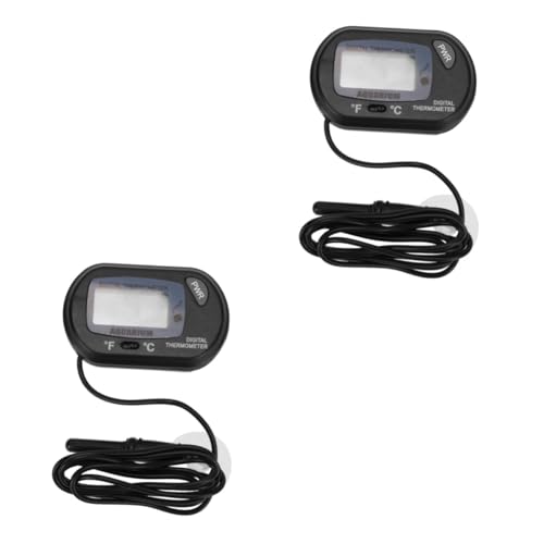 SUPVOX 2 Stück Mini Digitales Aquarium Thermometer Wasserdichtes Thermometer mit Hoher Präzision Handlich und Langlebig Geeignet für Fischbecken Aquarien und Enge Stellen Schwarz SUPVOX 2 Stück Mini Digitales Aquarium Thermometer Wasserdichtes Thermometer mit Hoher Präzision Handlich und Langlebig Geeignet für Fischbecken Aquarien und Enge Stellen Schwarz von Supvox