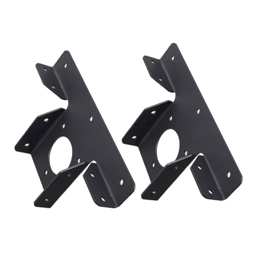 SUPVOX 2 Stück Pergola-unterstützung Pergola-überdachung Pergola Im Freien Klammer Ersatzdach Halterung Aus Edelstahl Dachunterstützung Pergola-Teile Eckwinkel Schwarz Rostfreier von Supvox
