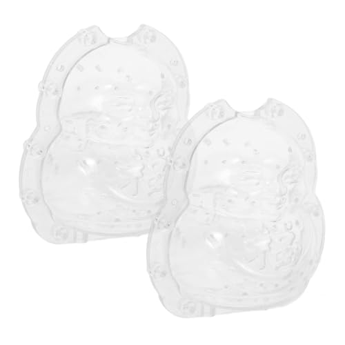 SUPVOX 2 Stück Teiliges Buddha form Obstform Robustem PC material Hitze Wetterbeständig Praktisches Kleines Formwerkzeug für Obst Gemüsekultivierung für Hobbygärtner von Supvox