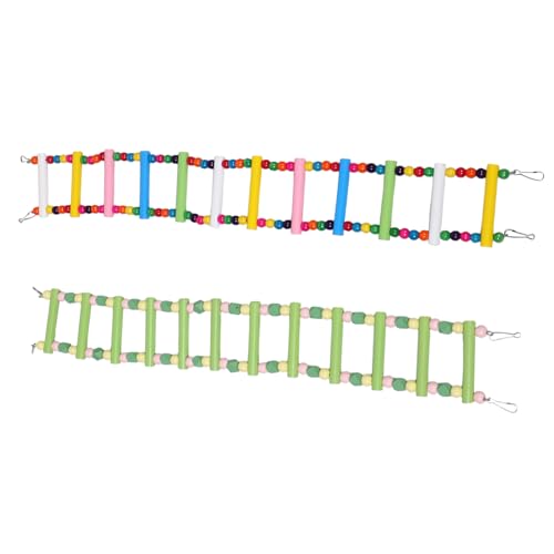 SUPVOX 2 Stück Teiliges Vogelklettergerüst aus Holz mit Schaukel Robustes Einfach zu Montieren und Reinigen für Wellensittiche Nymphensittiche Kanarienvögel und Kleine Haustiere SUPVOX 2 Stück Teiliges Vogelklettergerüst aus Holz mit Schaukel Robustes Einfach zu Montieren und Reinigen für Wellensittiche Nymphensittiche Kanarienvögel und Kleine Haustiere von Supvox