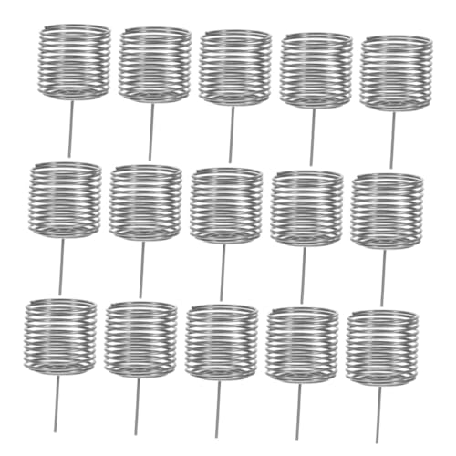 SUPVOX 20 Stück Bonsai Dünger Korb aus Edelstahl Zylindrische Pflanzendüngerbox für Orchideen und Bonsai Wetterfeste Pflanzennährstoffbehälter zur Gezielten Nährstofffreisetzung und von Supvox