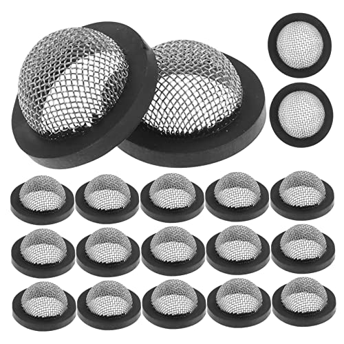 SUPVOX 20 Stück Schlauchwaschfilter mit Sieb Multifunktionale Unterlegscheiben für Garten Waschmaschine Wasserhahn Einfache Installation Langlebig SUPVOX 20 Stück Schlauchwaschfilter mit Sieb Multifunktionale Unterlegscheiben für Garten Waschmaschine Wasserhahn Einfache Installation Langlebig von Supvox