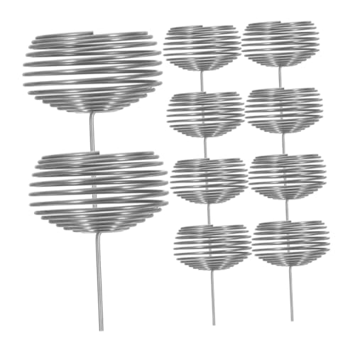 SUPVOX 20 Stück Teiliges Edelstahl-düngerkorb Bonsai und Orchideen Rostfreier Gartendüngerbehälter mit Netz für Langanhaltende Nährstoffversorgung Vielseitig Einsetzbar für Topfpflanzen von Supvox