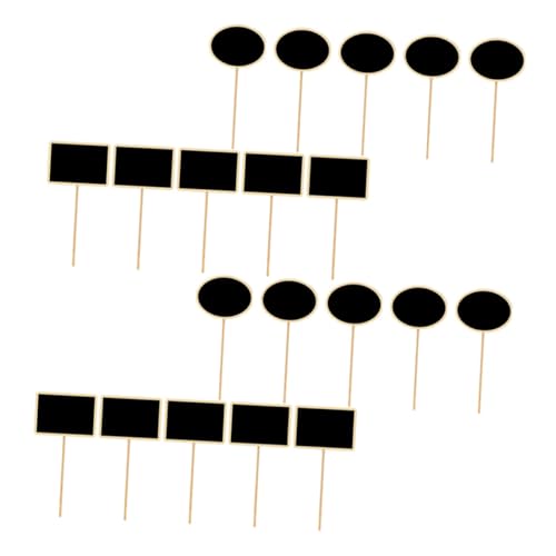 SUPVOX 20 Stück Teiliges Pflanzenschilder Wiederverwendbare Gartenstecker mit Beschreibbarer Oberfläche Spitz Zulaufend für Einfache Anwendung zur Pflanzenkennzeichnung im Gewächshaus von Supvox