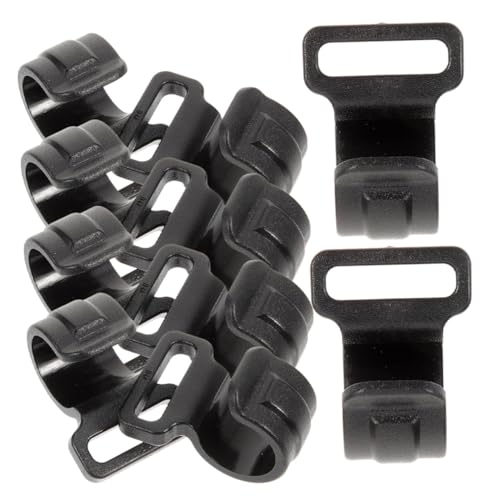 SUPVOX 20 Stück Teiliges Zeltzubehör Kunststoff Haken Camping Zeltstangenhalter Multifunktionale Befestigungshaken für Innen Außenzelt Vielseitige Aufhängung für Lampen und Gepäck von Supvox