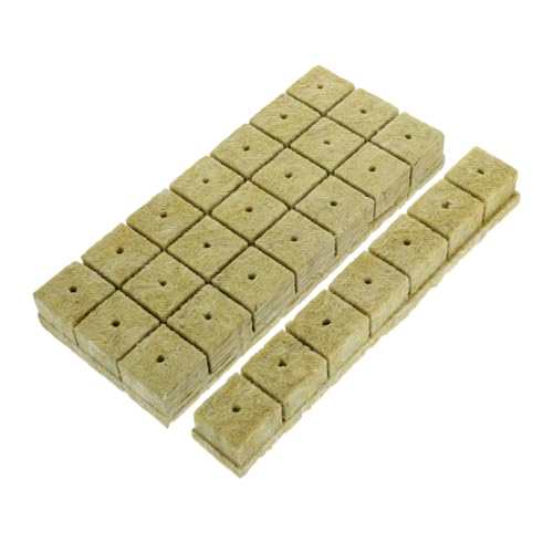 SUPVOX 28 Stück Steinwolle Würfel Hydroponik Anzuchtmatte für Pflanzenvermehrung und Stecklinge Robuste Grow Blöcke mit Optimaler Luft und Wasserspeicherung für Hobby und Gartenfreunde SUPVOX 28 Stück Steinwolle Würfel Hydroponik Anzuchtmatte für Pflanzenvermehrung und Stecklinge Robuste Grow Blöcke mit Optimaler Luft und Wasserspeicherung für Hobby und Gartenfreunde von Supvox