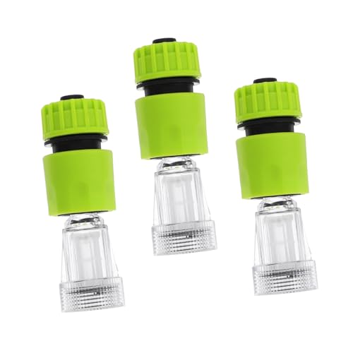 SUPVOX 3 Sätze Hochdruckreiniger Wasserfilter Quick Connect Schnellkupplung Transparenter Zulauffilter Kompatibel mit Gängigen Modellen Vielseitig für Auto und Gartenreinigung von Supvox